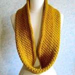 Chunky Knit Infinity Scarf (Digital)